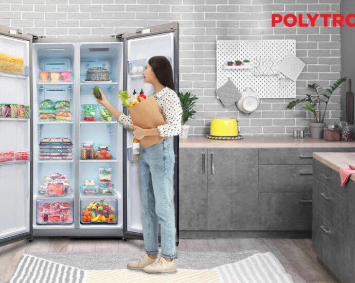 Kulkas Side by Side POLYTRON PRS 510X: Solusi Penyimpanan Luas dan Efisien untuk Keluarga Modern