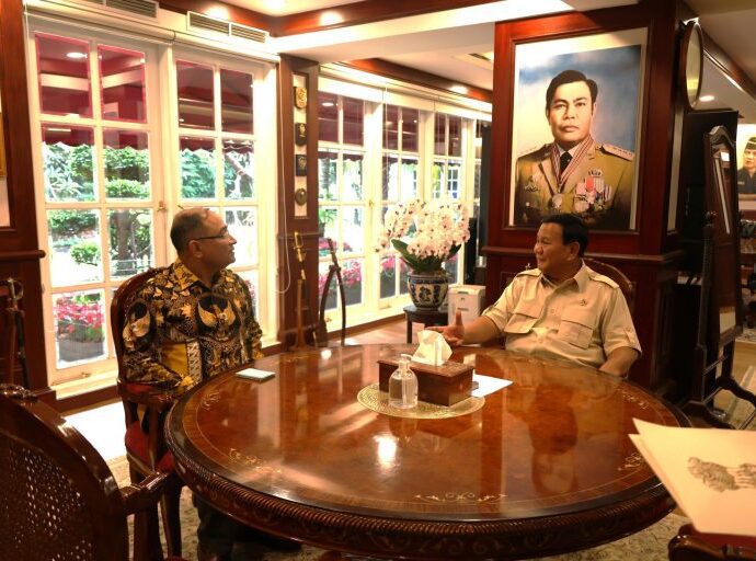 Menhan Prabowo Menerima Kunjungan Duta Besar Baru India