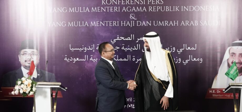 Menteri Agama Indonesia dan Menteri Haji Arab Saudi Bahas Fasilitasi untuk Jemaah Haji