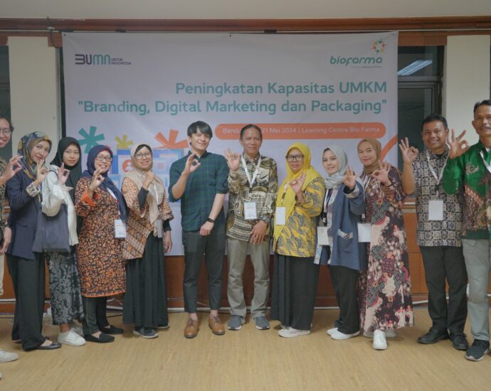 Bio Farma Tingkatkan Kapasitas 50 UMKM Lewat Pelatihan Branding, Digital Marketing, dan Packaging