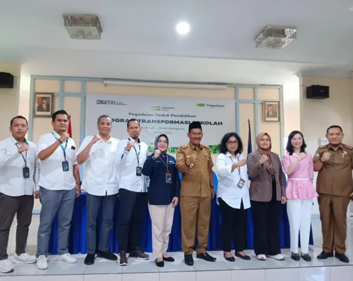 Dukung Kualitas Pendidikan Anak Indonesia, Pegadaian Luncurkan Transformasi Sekolah di Bengkulu