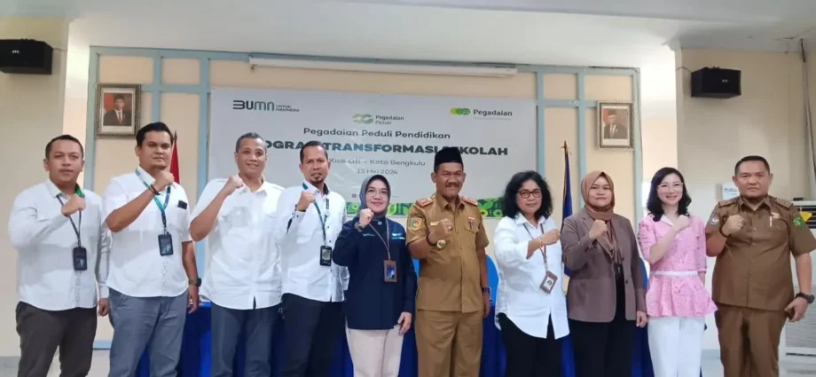 Dukung Kualitas Pendidikan Anak Indonesia, Pegadaian Luncurkan Transformasi Sekolah di Bengkulu