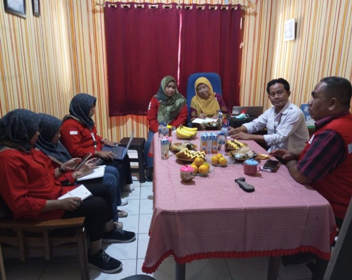 PMI Kota Cilegon Menyambut Kunjungan Monitoring dari PMI Provinsi Banten