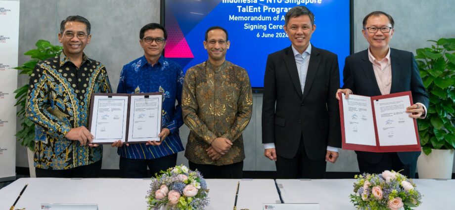 Indonesia dan NTU Singapura Perkuat Kerja Sama melalui Program Beasiswa Master Baru