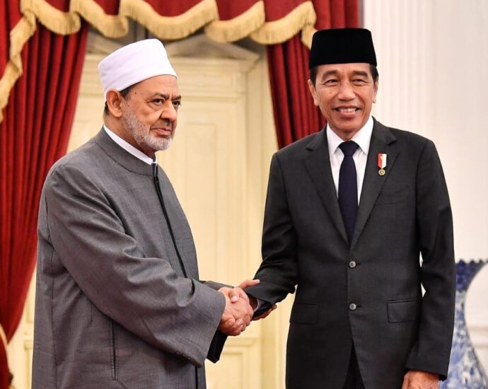 Presiden Jokowi Sambut Grand Syekh Al Azhar, Tekankan Pentingnya Perdamaian dan Toleransi