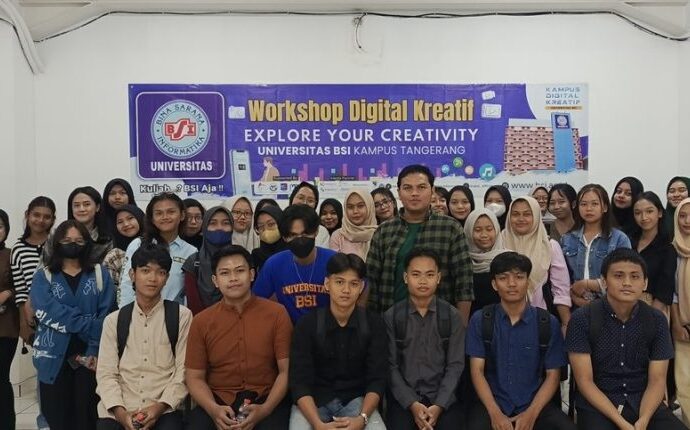 Workshop Digital Kreatif Universitas BSI Tangerang Siapkan Mahasiswa Baru Menguasai Teknologi AI!