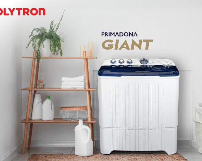 Pakai Mesin Cuci Polytron Primadona Giant, Cucian 70 % Lebih Bersih