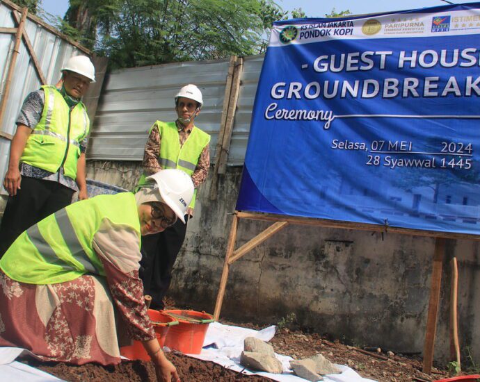 RSIJ Pondok Kopi Resmikan Peletakan Batu Guest House