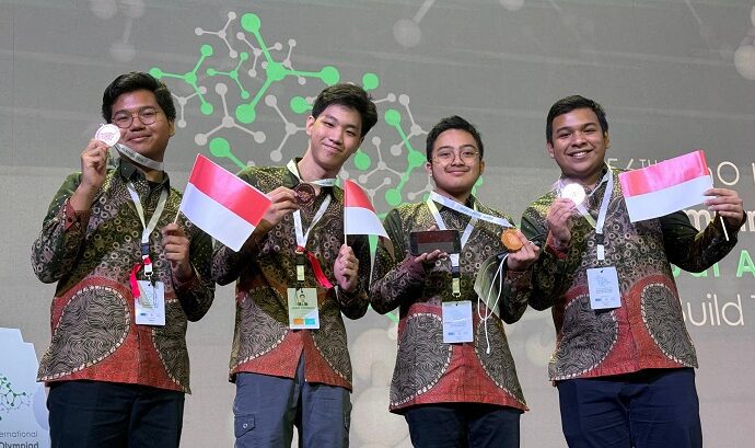 Empat Siswa Indonesia Raih Medali di Olimpiade Kimia Internasional 2024 di Arab Saudi