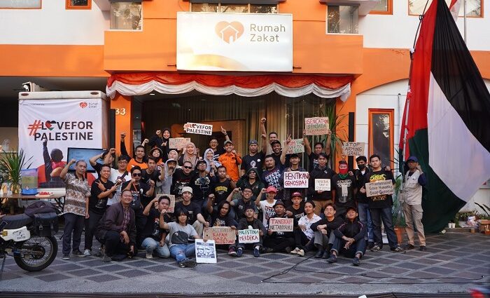 Rumah Zakat Suarakan Kemerdekaan Palestina dengan Mural