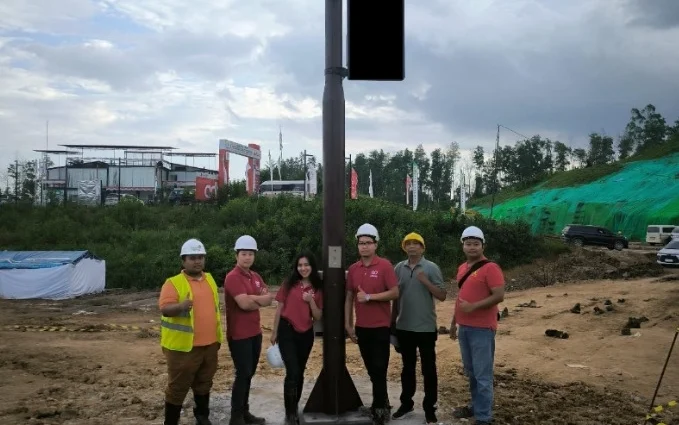 PINS dan CHT INFINITY Sukses Bangun Smart Pole Pertama