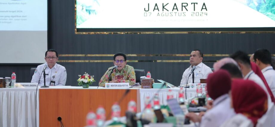 Rapim PARIPURNA 2024, Gus Halim Apresiasi Pejabat Kemendes PDTT