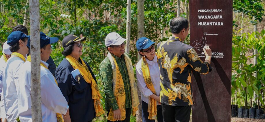 Presiden Canangkan Kawasan Wanagama Nusantara untuk Kawal IKN Secara Akademik