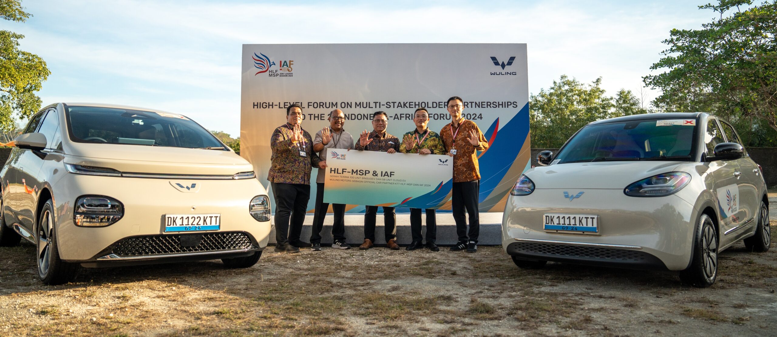 Wuling Official Car di HLF-MSP & Indonesia Africa Forum 2024
