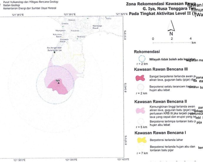 Status Gunung Iya di NTT Naik ke Level Waspada, Warga Diimbau Waspada