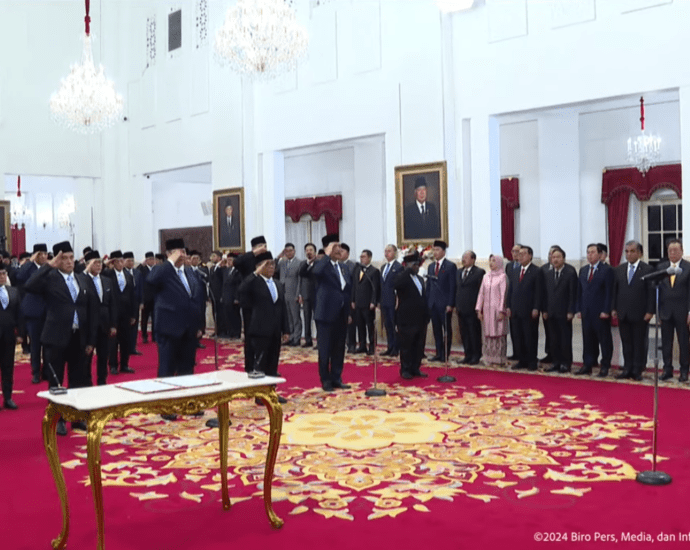 Presiden Prabowo Resmi Lantik Kabinet Merah Putih Periode 2024-2029 di Istana Negara