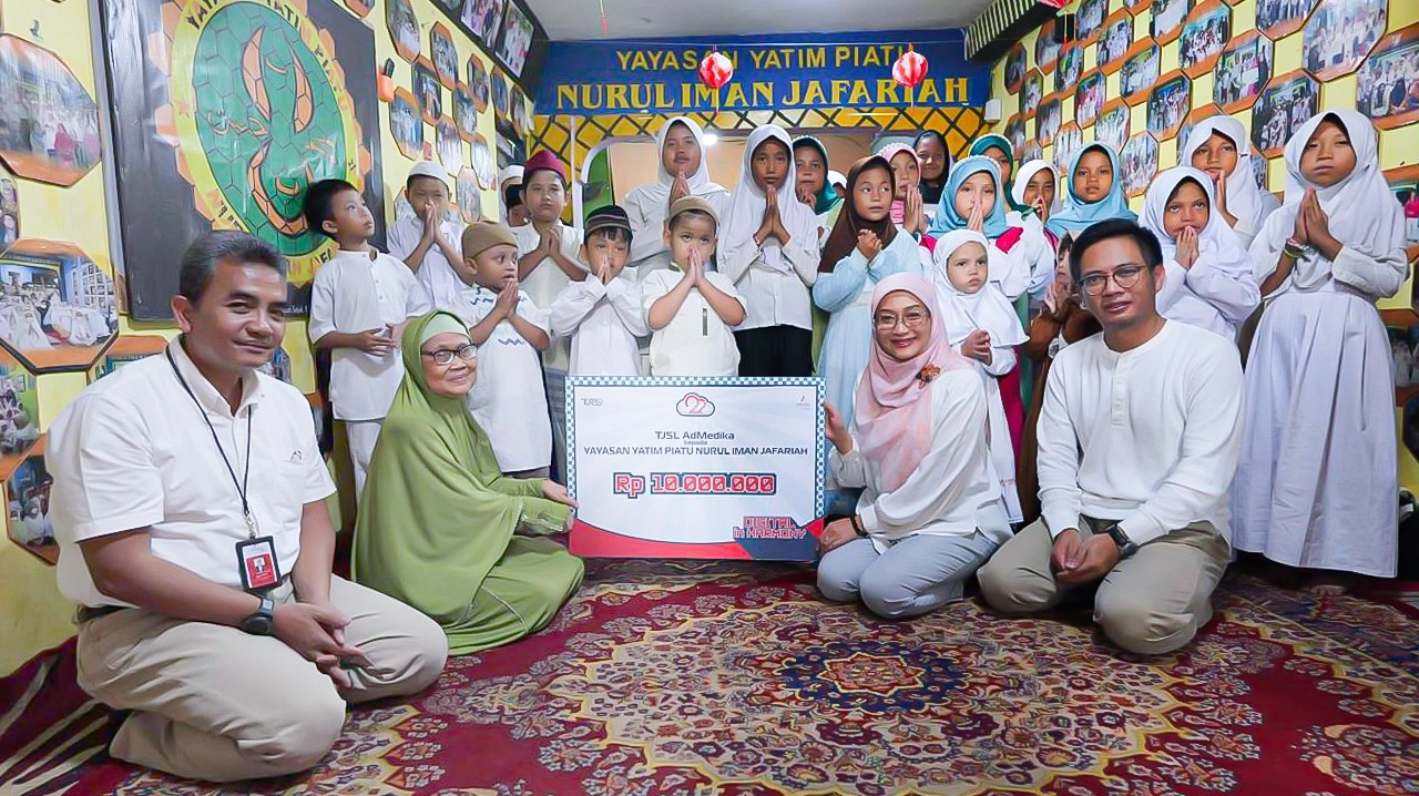 AdMedika Berikan Bantuan Sosial di Yayasan Yatim Piatu Nurul Imam Jafariah, Jakarta Pusat