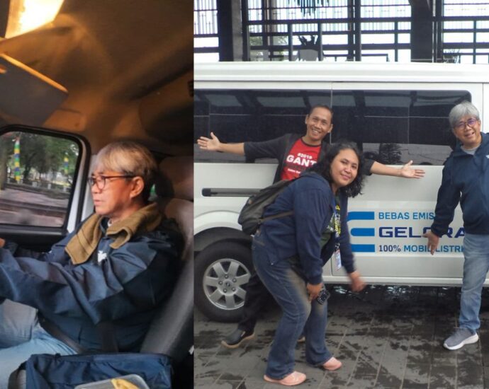 Melihat Cara Kerja Supir Minibus Listrik Jakarta Bandung