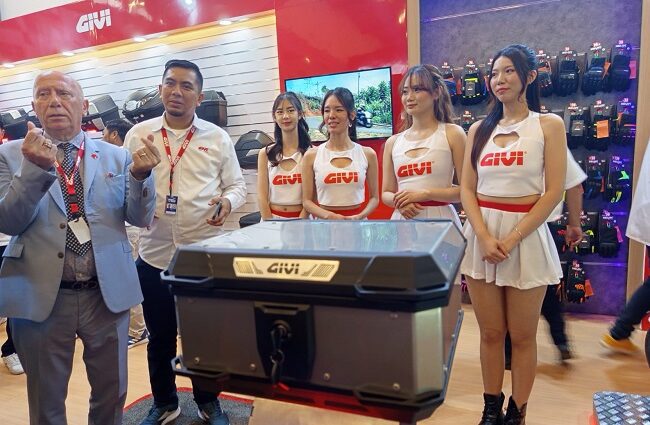 GIVI Perkenalkan Inovasi Terbaru: Top Box Aluminium Monolock “MATTERHORN” di IMOS 2024