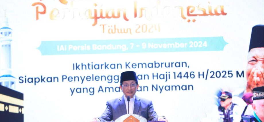 Menag Dorong Mudzakarah Haji 2024 Hasilkan Kebijakan yang Permudah Umat