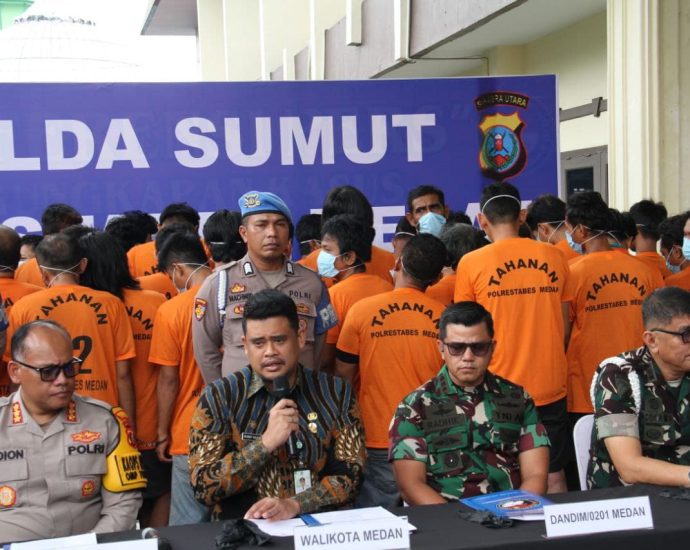 Dandim Hadiri Konferensi Pers Pengungkapan Tindak Pidana Narkotika