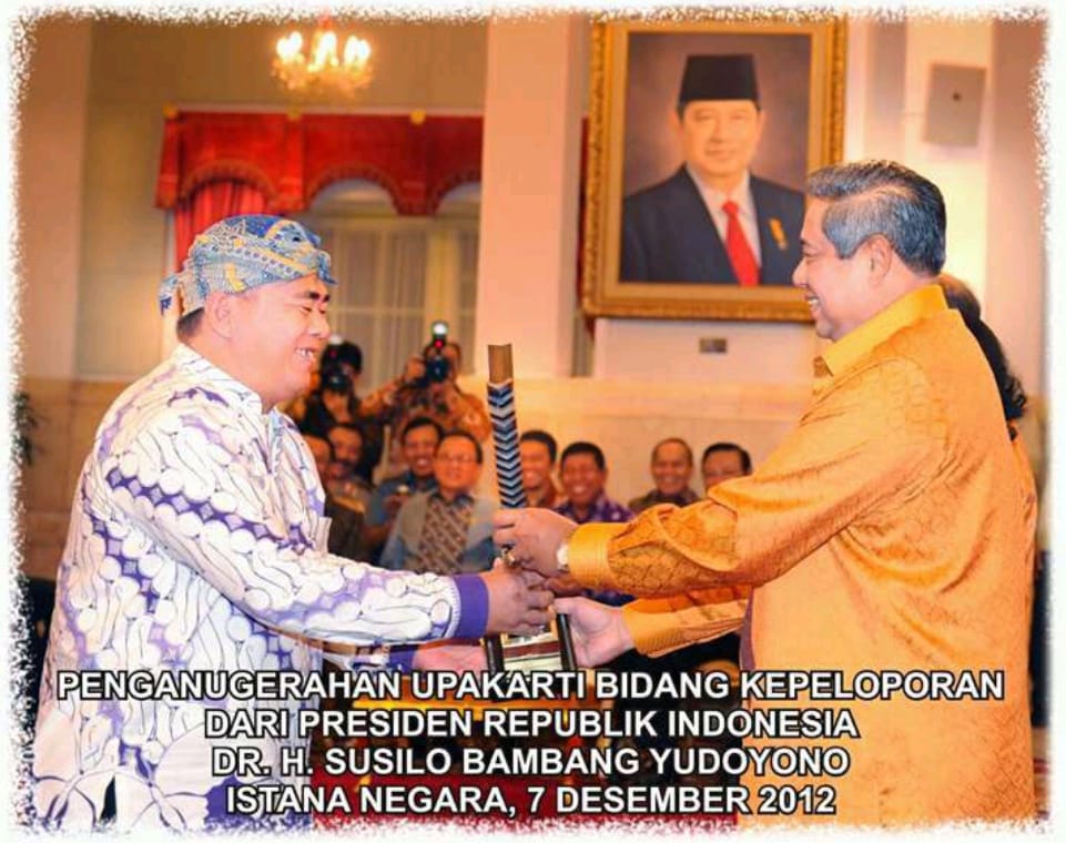 Upakarti pada tahun 2012 dari Presiden Republik Indonesia, Bapak DR. H. Susilo Bambang Yudhoyono dalam Sektor Perintis.