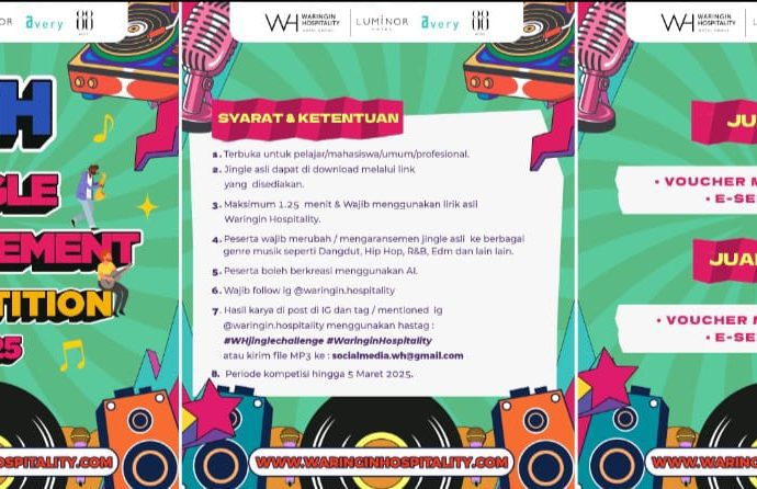 TUNJUKKAN KREATIVITAS MUSIKMU DAN MENANGKAN KOMPETISI ARANSEMEN JINGLE WARINGIN HOSPITALITY 2025!