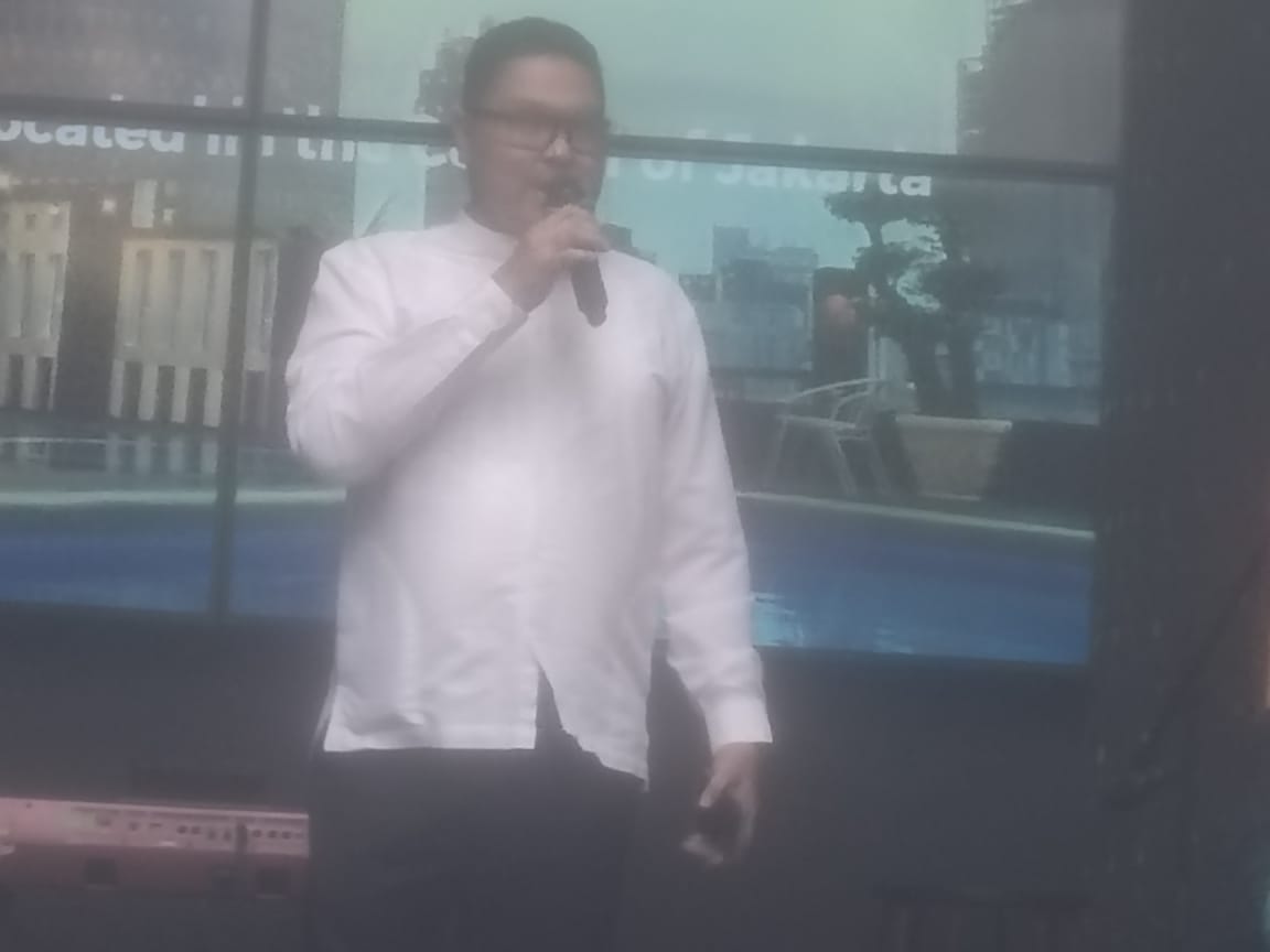 Agus krismardiyanto selaku manajer hotel 101 Urban Jakarta Thamrin saat memberikan sambutan diacara Iftar “Ramadan The Bosphorus”Rabu (26/2) lalu