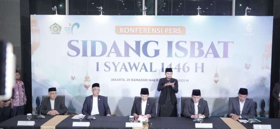 Pemerintah Tetapkan 1 Syawal 1446 H Jatuh pada 31 Maret 2025
