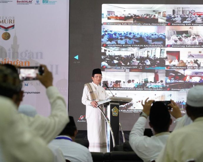 Gelar Bimbingan Manasik dengan 140 Ribu Peserta, Kemenag Raih Rekor MURI
