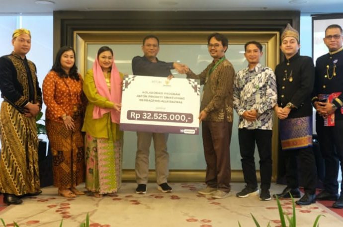 DONASI 32JUTA DARI ASTON PRIORITY SIMATUPANG MELALUI BAZNAS