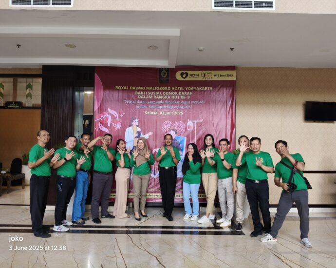 Royal Darmo Malioboro Hotel Yogyakarta Rayakan Syukuran “Sentuhan Hati”
