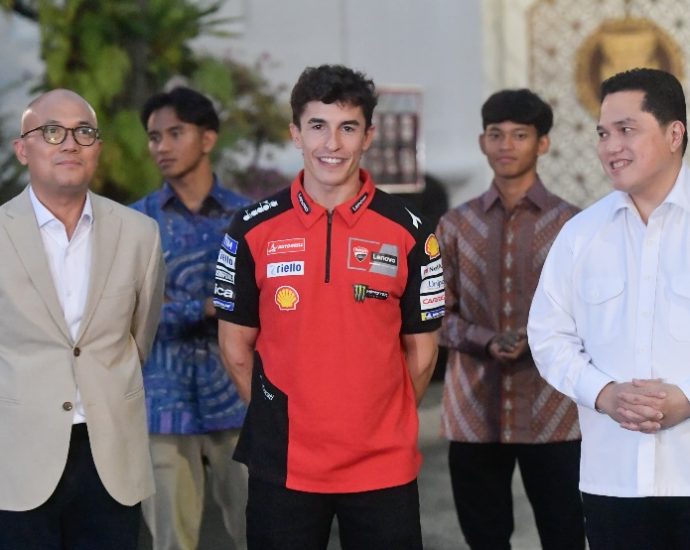 Menpora Erick Dampingi Presiden Prabowo Pertemukan Pebalap Indonesia Mario Aji, Veda Pratama dengan Marc Marquez