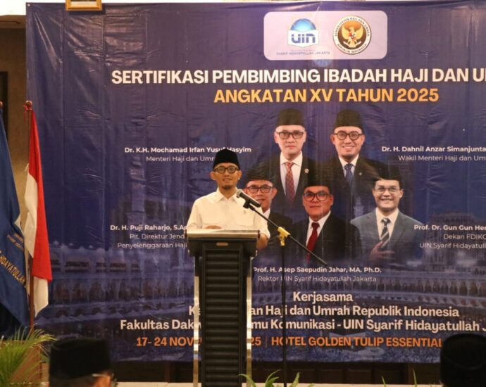 Kemenhaj RI dan UIN Jakarta Selenggarakan Sertifikasi Pembimbing Ibadah Haji