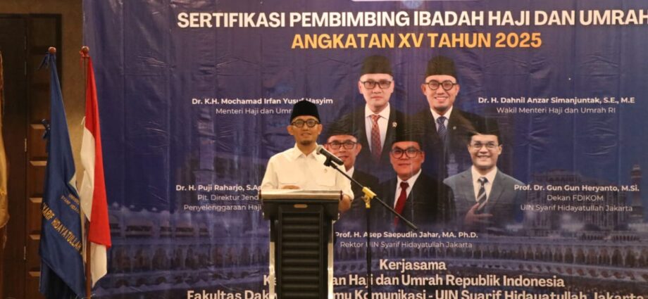 Kemenhaj RI dan UIN Jakarta Selenggarakan Sertifikasi Pembimbing Ibadah Haji