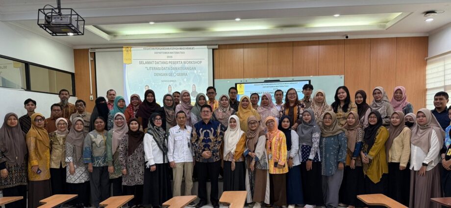 Departemen Matematika FMIPA UI Gelar Pelatihan Peningkatan Kompetensi untuk Guru SMA dan sederajat