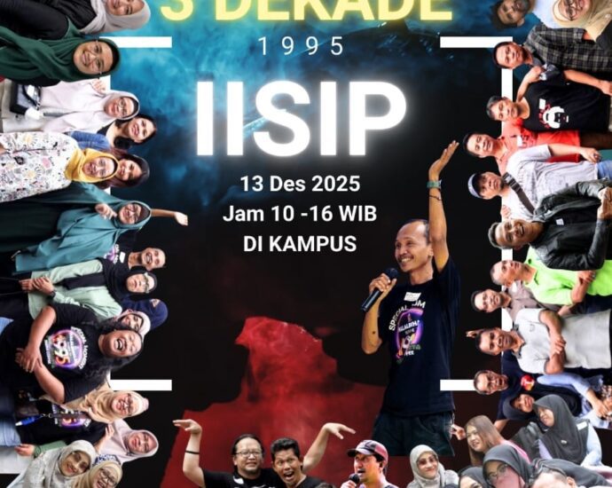 Reuni Akbar 3 Dekade IISIP '95: Ajak Seluruh Alumni Bernostalgia di Kampus Lenteng Agung