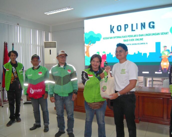 KOPLING: Upaya Optimalisasi Perilaku dan Lingkungan Sehat bagi Ojek Online di Kota Bandung