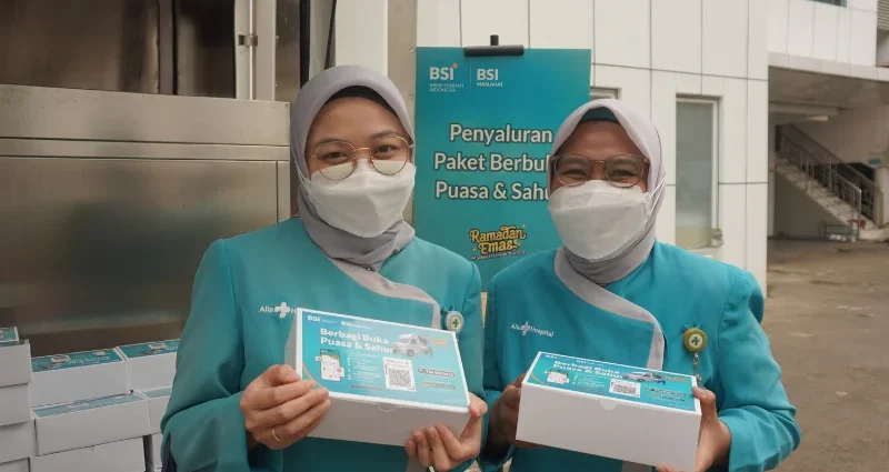 BSI Maslahat Bagikan 600 Paket Buka Puasa untuk Pasien dan Nakes RS Bunda Alia