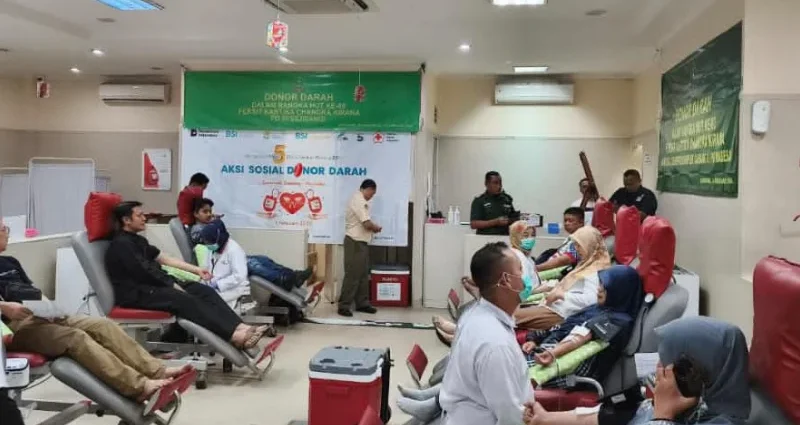 Aksi Donor Darah BSI Maslahat Gaungkan Semangat Kemanusiaan Nasional