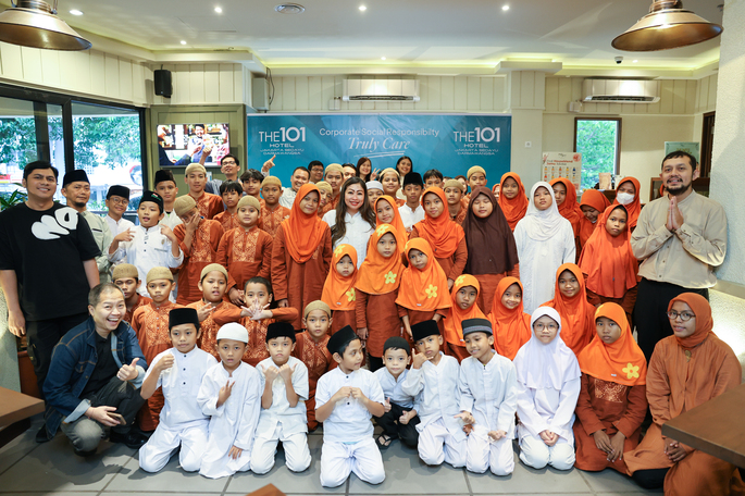 Bukan Sekadar Buka Puasa: Intip Hangatnya Santunan Anak Yatim di THE 1O1 Jakarta Sedayu Darmawangsa