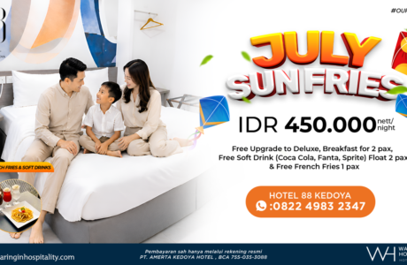Hotel 88 Kedoya Hadirkan Promo Spesial Bulan Juli 2026: Menginap Lebih Hemat, Makan Lebih Nikmat