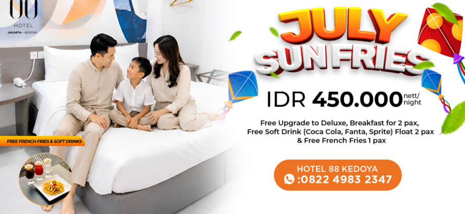 Hotel 88 Kedoya Hadirkan Promo Spesial Bulan Juli 2026: Menginap Lebih Hemat, Makan Lebih Nikmat
