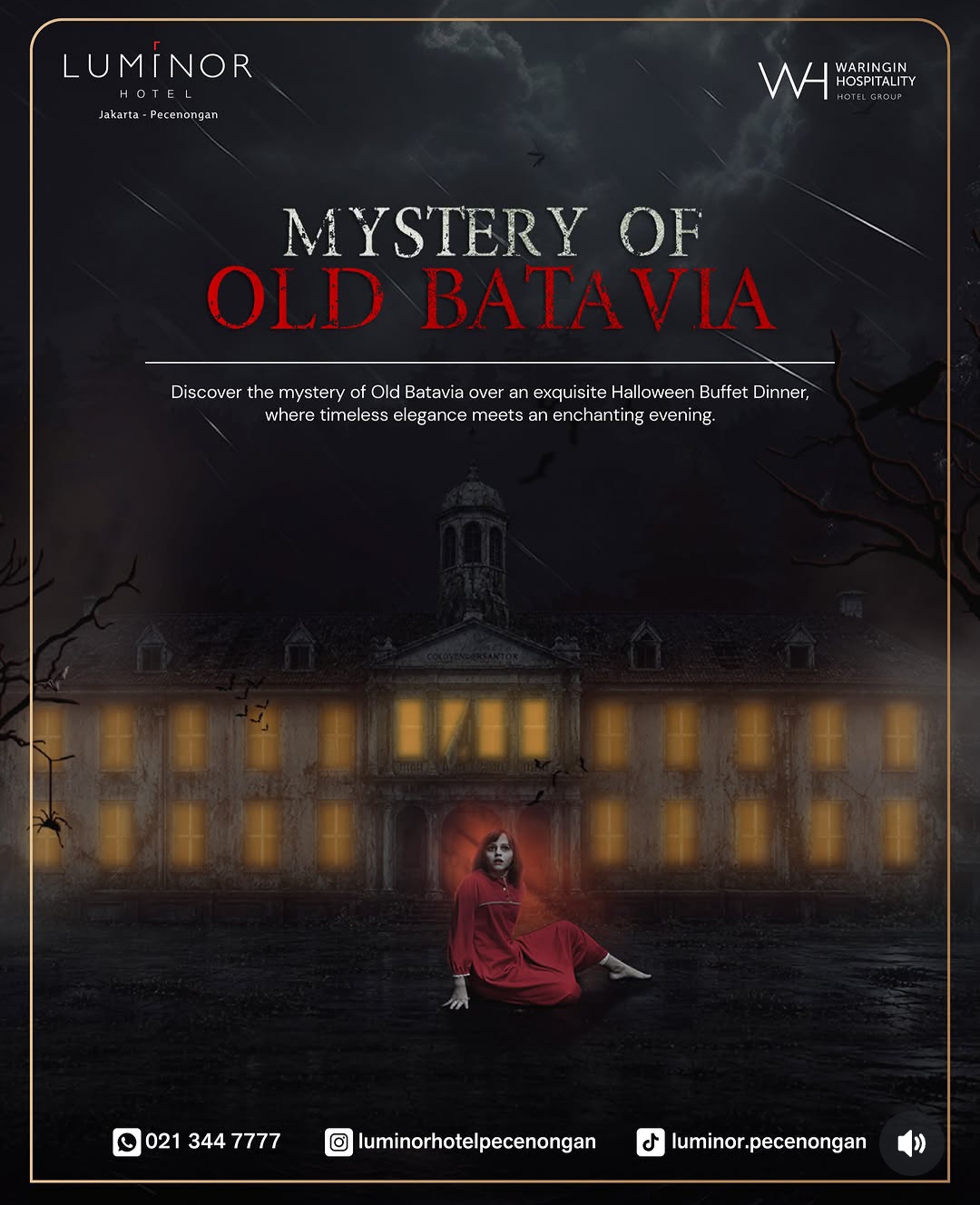 "Luminor Hotel Jakarta – Pecenongan Hadirkan “Mystery of Old Batavia” untuk Perayaan Halloween 2026” Menyambut perayaan Halloween 2026